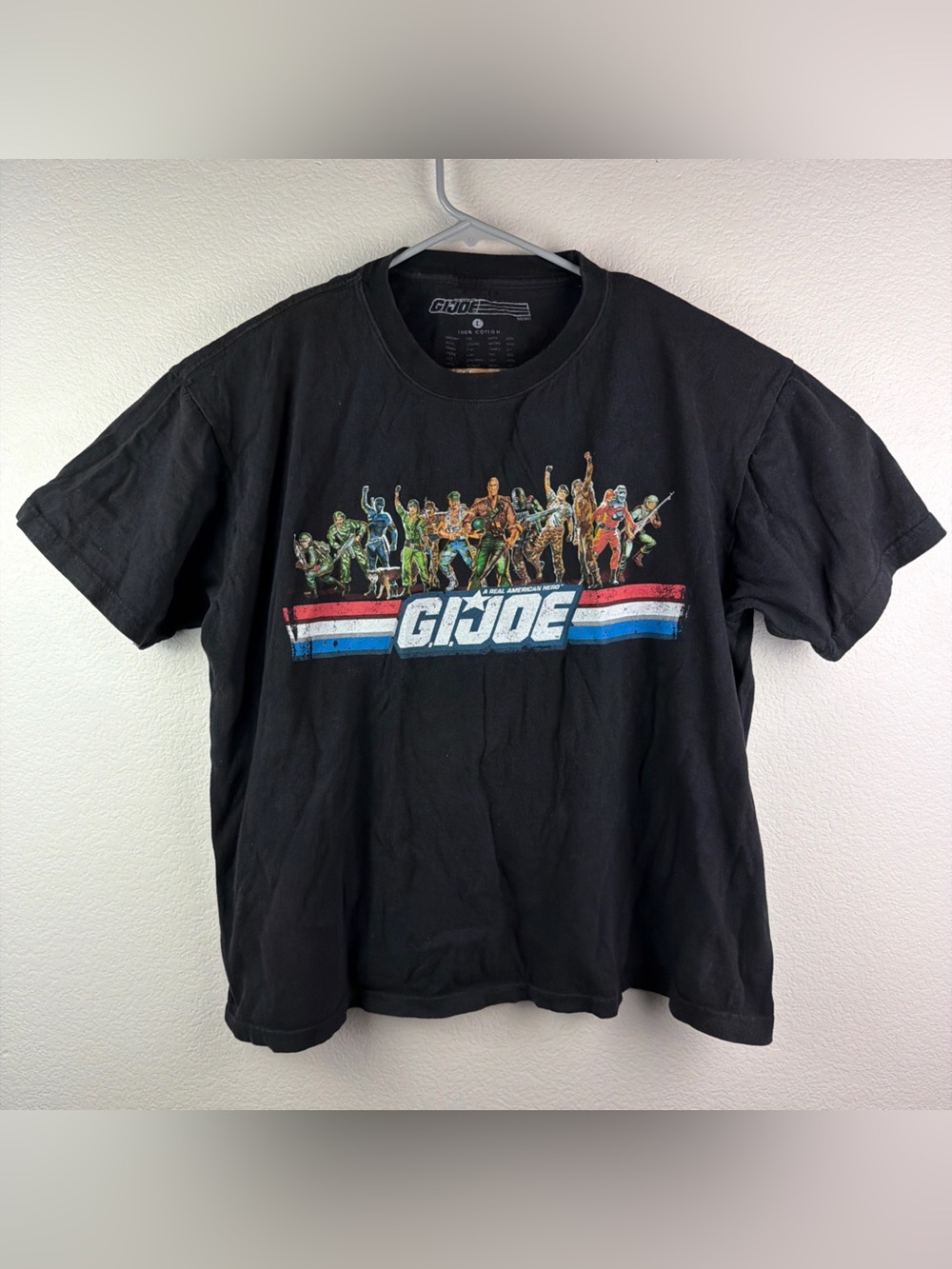 G.I.Joe Shirt Short Sleeve Black Men’s Large
